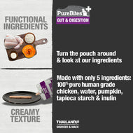 PureBites🐱Squeezable Creamy Gut & Digestion 2.5 oz