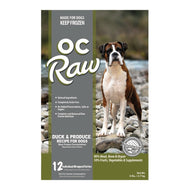 OC RAW🐶Frozen Raw Duck & Produce