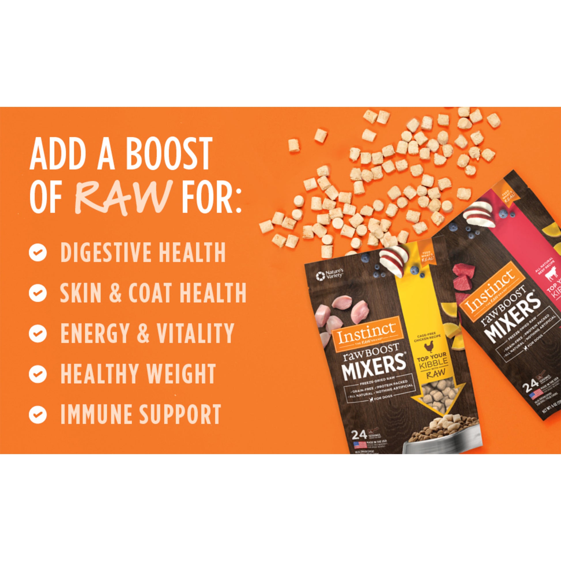 Instinct🐶Freeze Dried Raw Boost Mixers