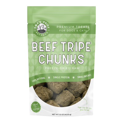 Oma's Pride🐱🐶Freeze Dried Beef Treats 1.5oz