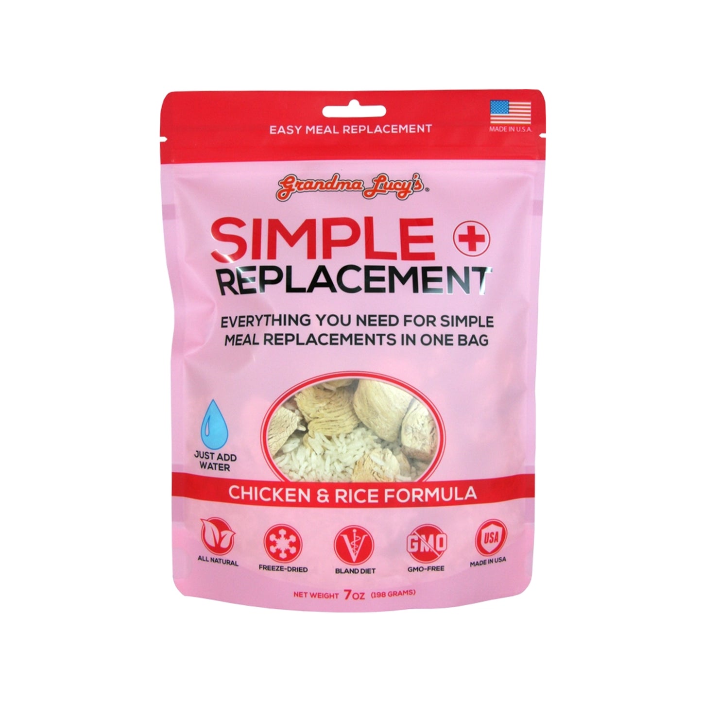 Grandma Lucy‘s🐱🐶Freeze Dried Simple Replacement Anti-Diarrhea - Chicken 7oz