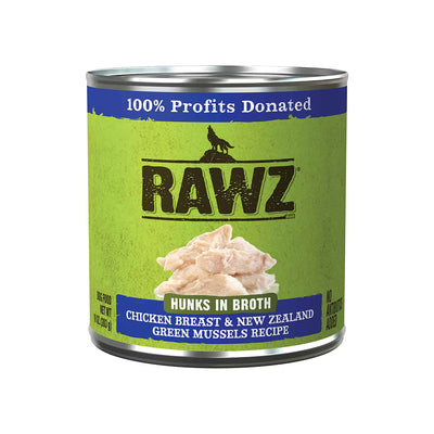 RAWZ🐶Hunks In Broth Dog Wet Food