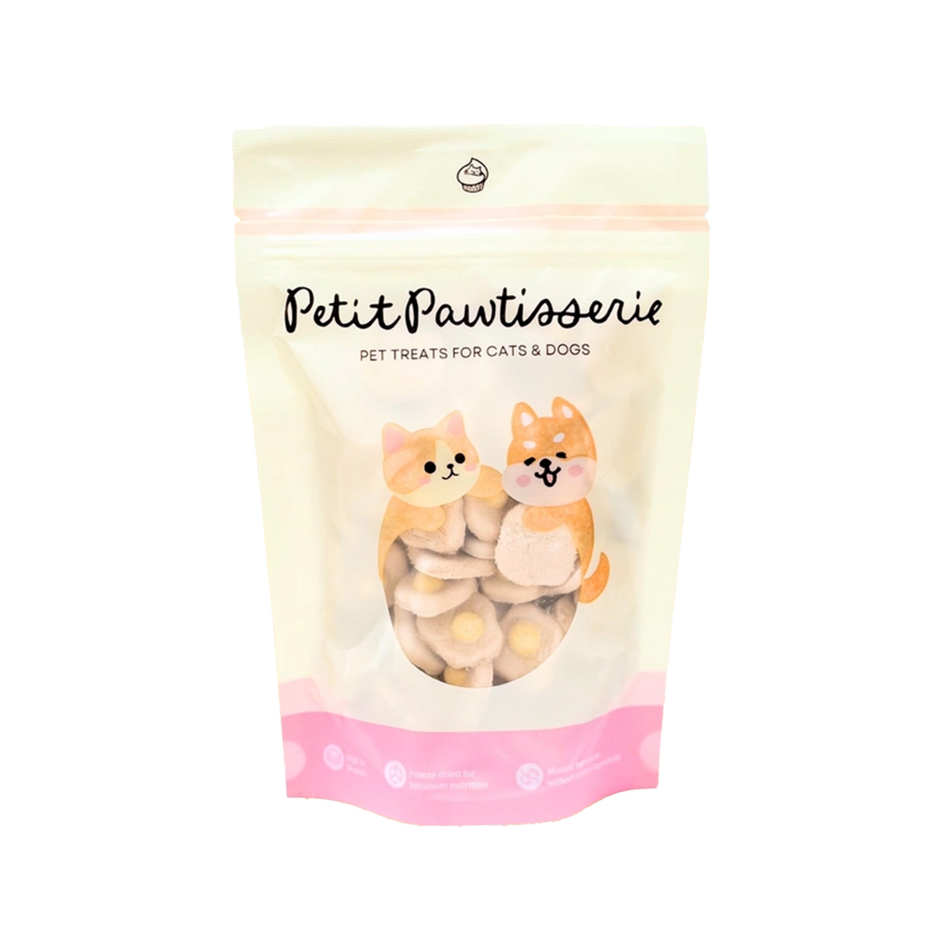 Petit🐱🐶Freeze Dried Sunny Eggs Chicken Egg Yolk 50g