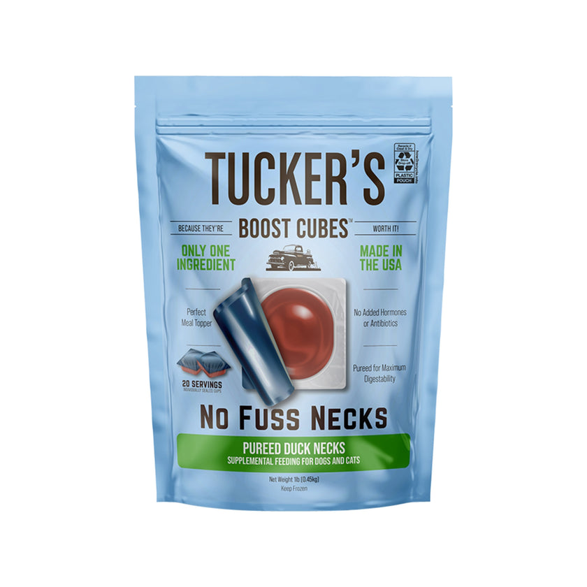 Tucker's🐱🐶Raw Frozen Boost Cube No Fuss Necks 1lb