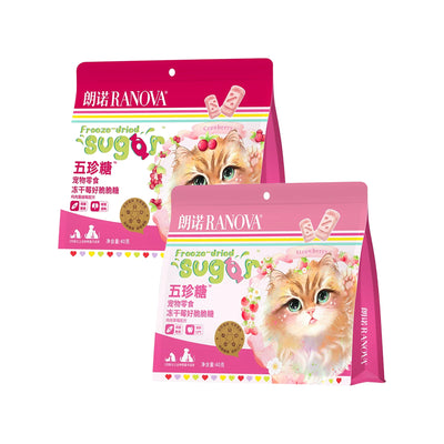 Ranova🐱🐶Freeze Dried Berry Crunch Treasure Candy 40g
