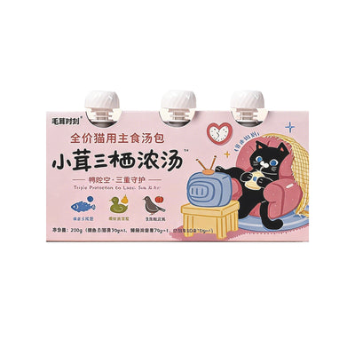 Furry Moment🐱Land Sea & Air Triple Protection Thick Broth 70g*3