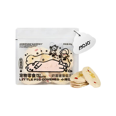 MOJO🐱🐶Freeze Dried Urinary Tract Milk Foam Pork Testicles & Lactoferrin Slice 50g