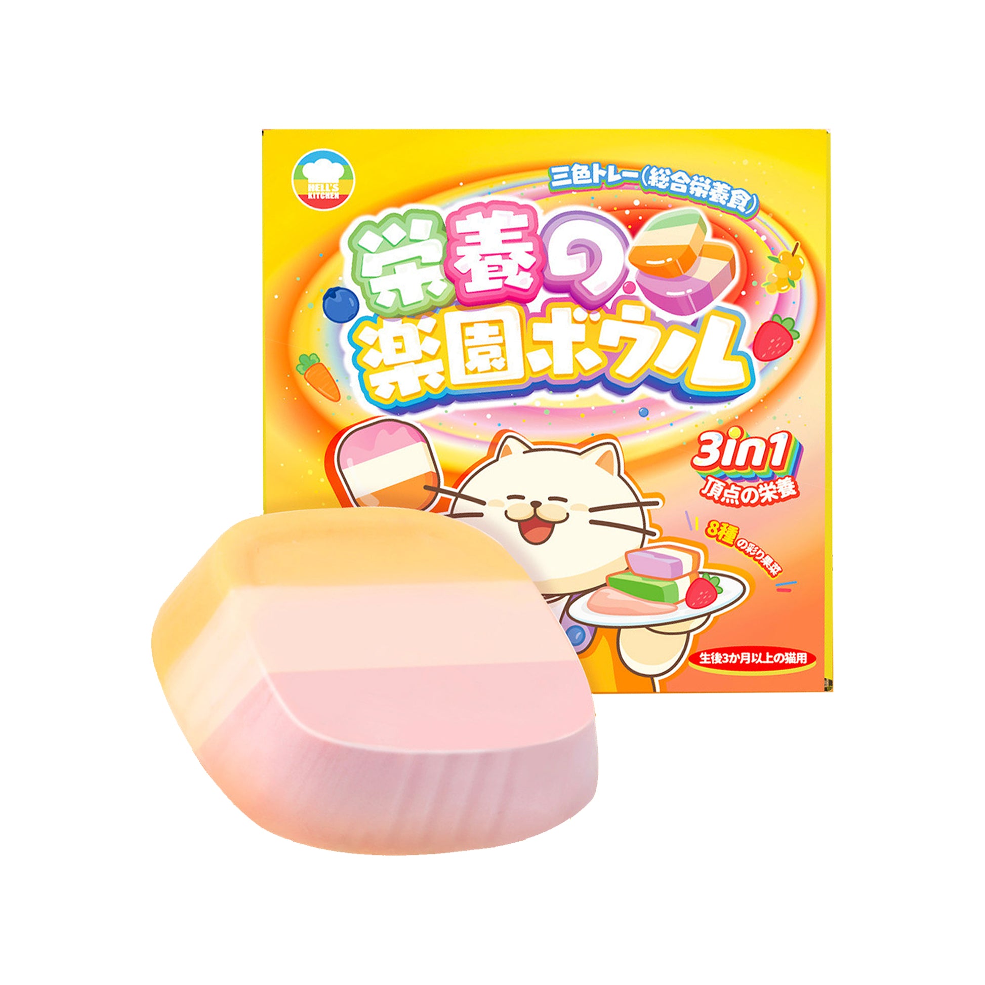 Hell‘s Kitchen🐱🐶Tri-Color Mixed Flavor Complete Wet Food 40g*4