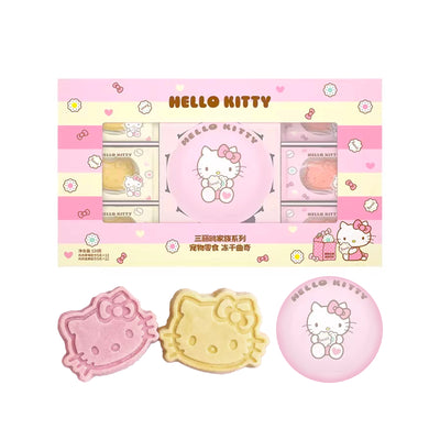 Ranova🐱🐶Sanrio Co-Branding Freeze Dried Strawberry & Egg Yolk Cookie Set 5g*24
