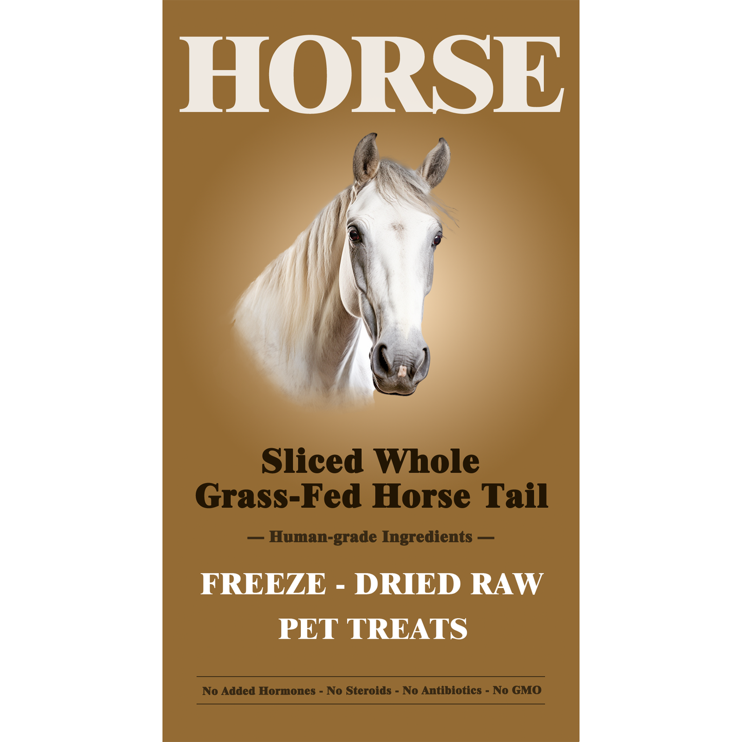 Fredy🐱🐶Freeze Dried Sliced Whole Grass-Fed Horse Tail 9oz