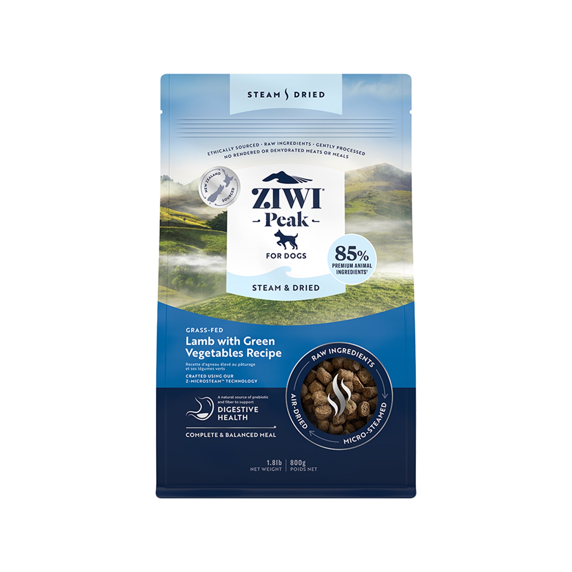 ZIWI🐶Steam & Dried Lamb with Green Vegetables Recipe