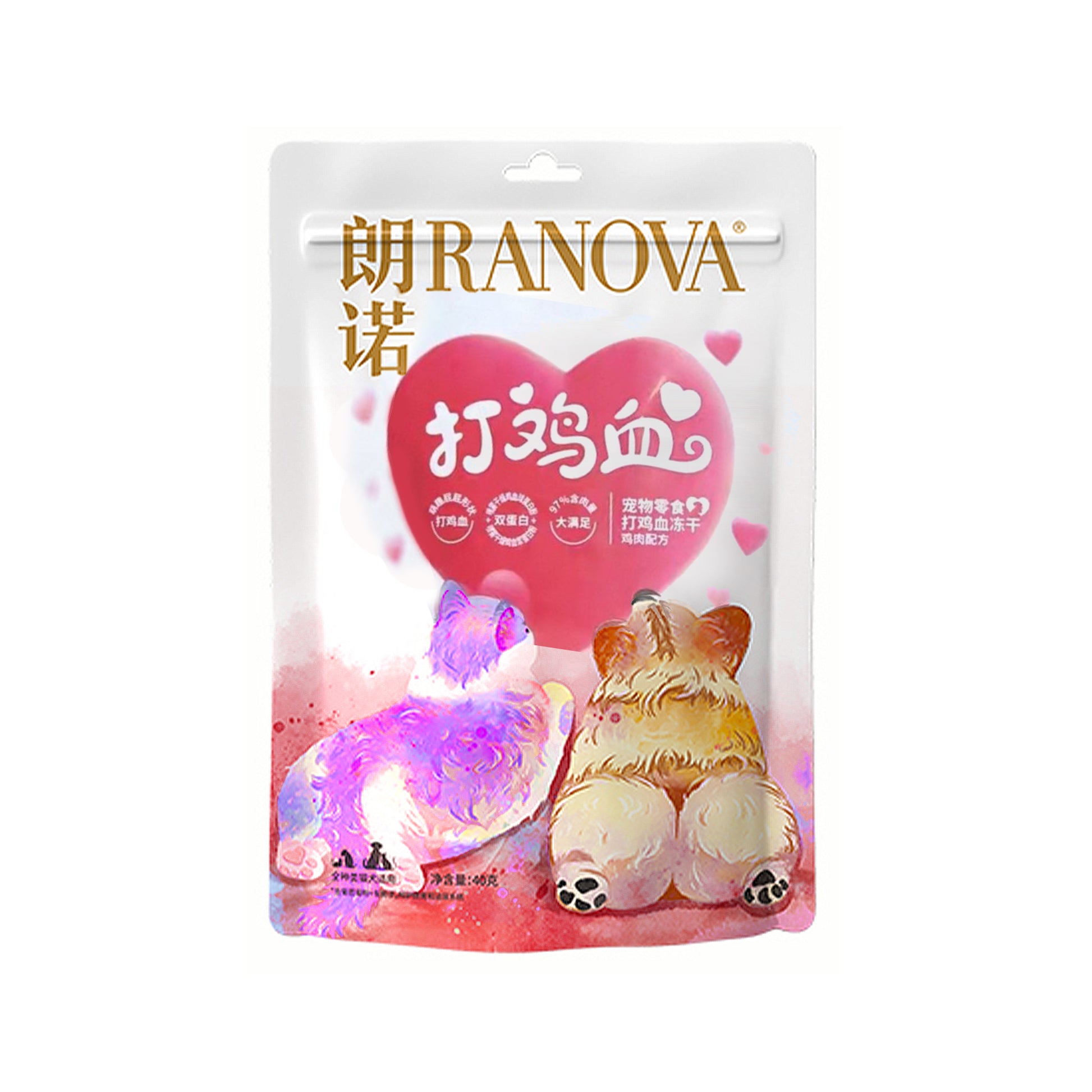 Ranova🐱🐶Energy Blood Butt Freeze Dried Treat 40g