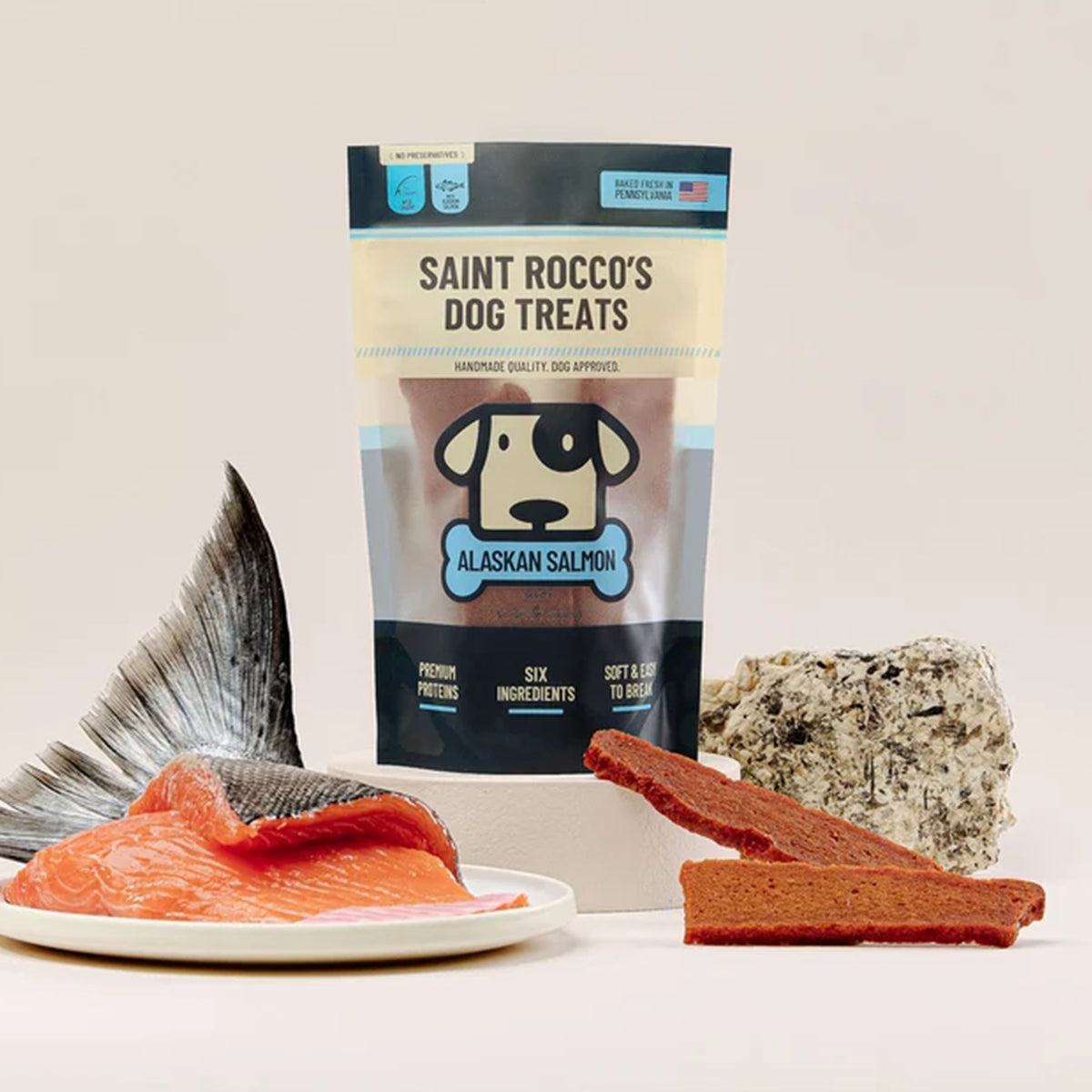 Saint Rocco's🐶Oven-Baked & Air-Dried Meat Treats 8oz