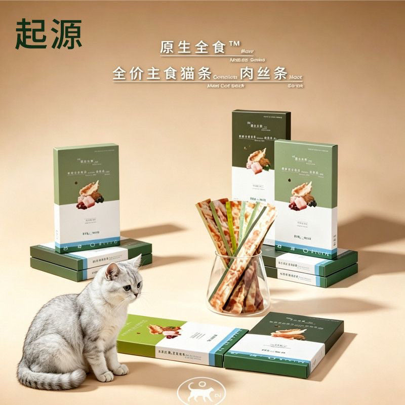 Origin🐱Raw Meat Shredded Complete Lickable Churu 12g*6