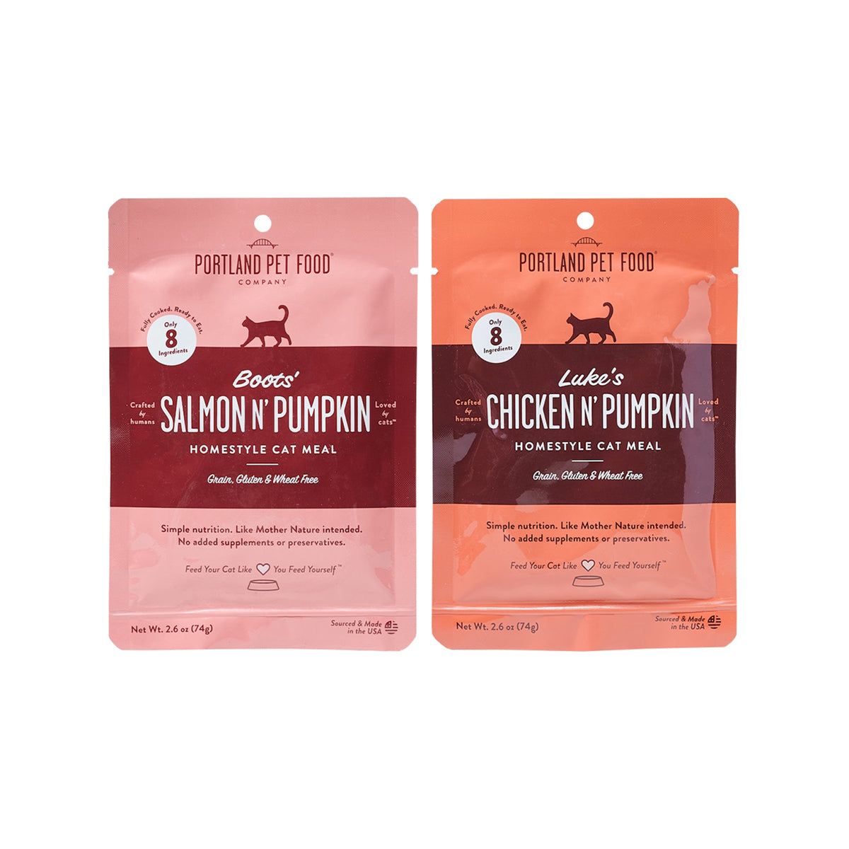 Portland🐱Grain Free Homestyle Wet Food Pouch 2.6oz