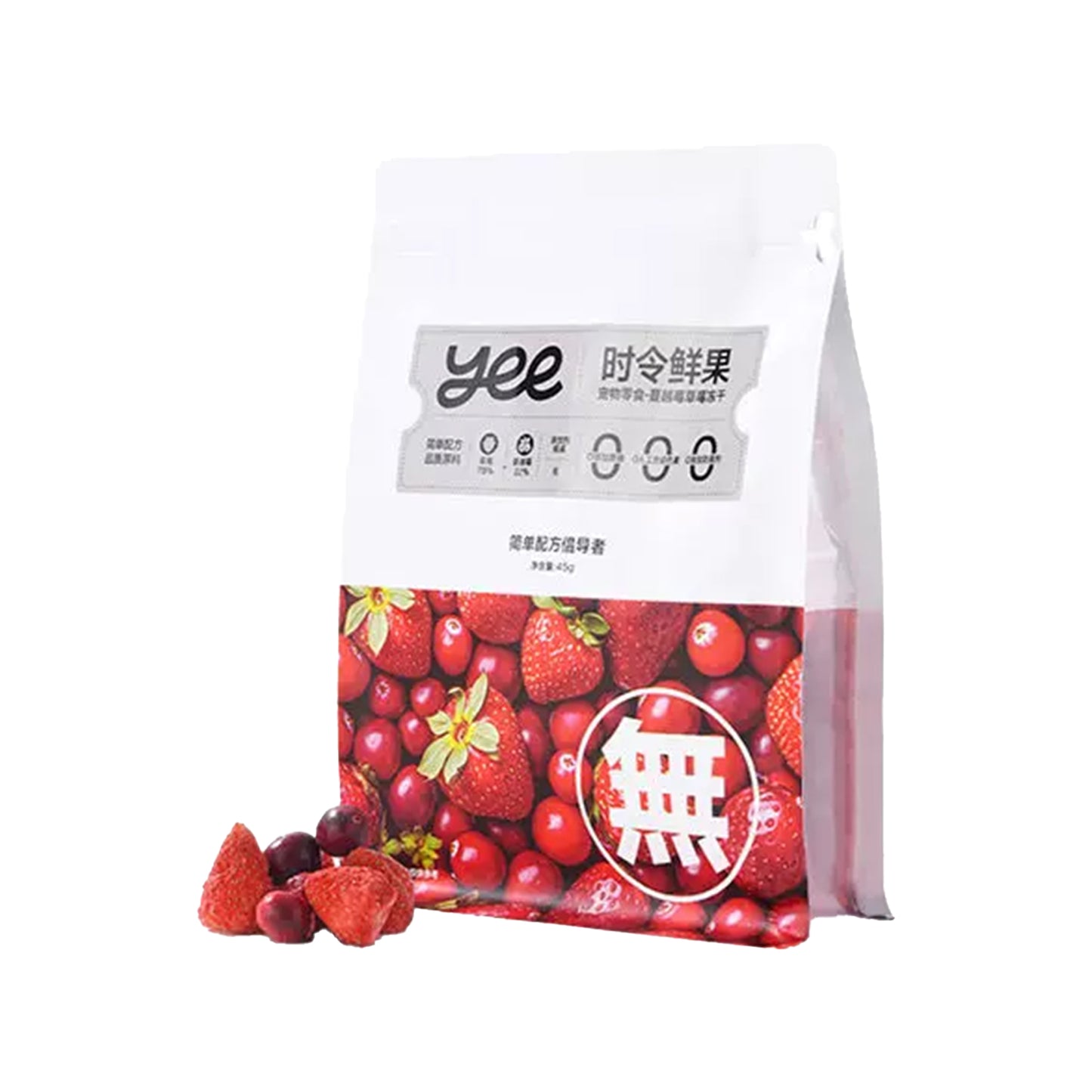 Yee🐱🐶Freeze Dried Cranberry & Strawberry 40g