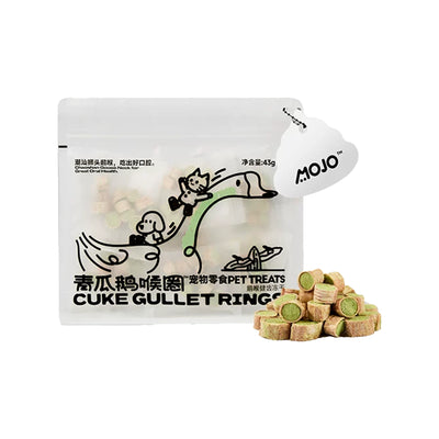 MOJO🐱🐶Freeze Dried Cucumber & Goose Trachea Dental Roll 43g