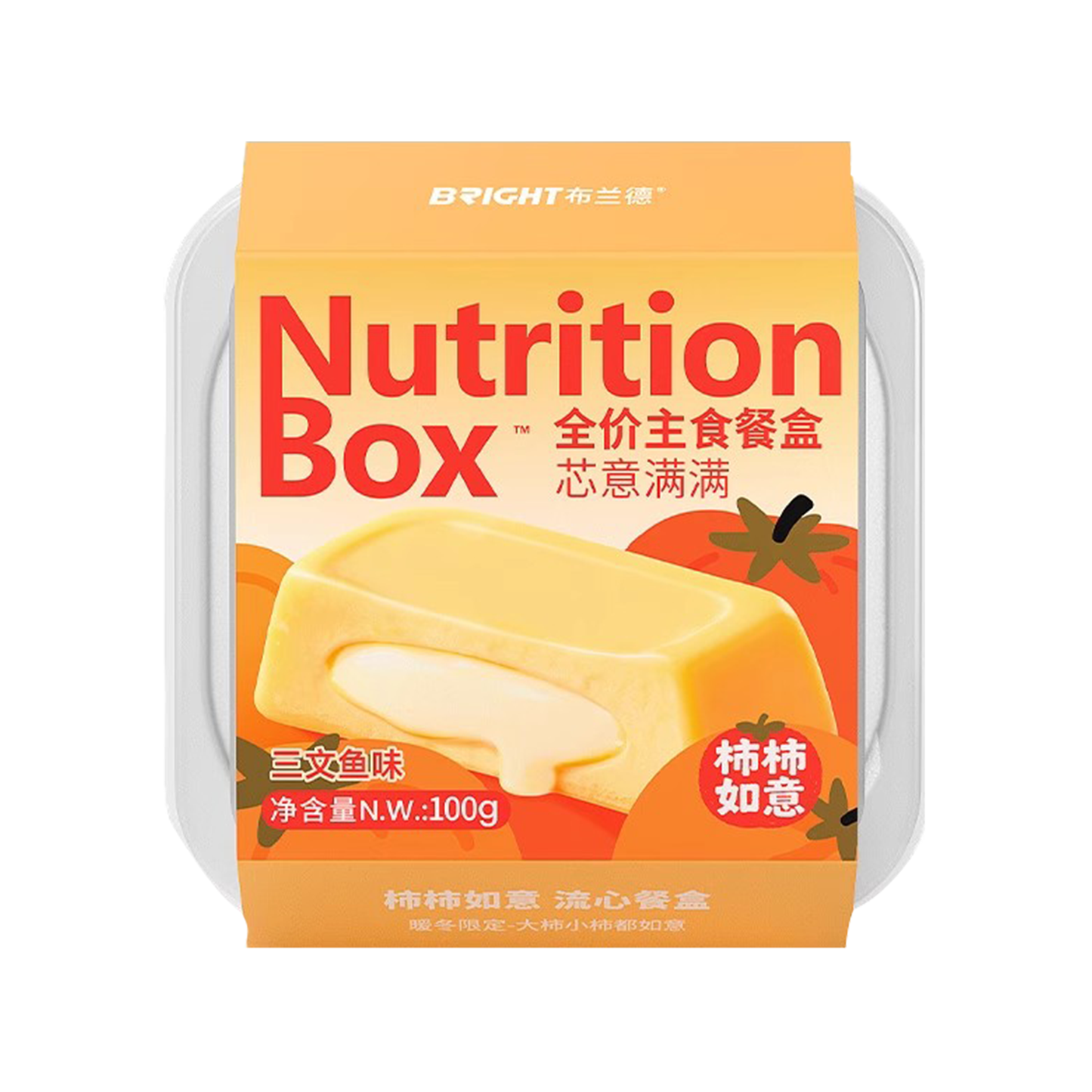 Bright🐱🐶Nutrition Wet Box - Salmon & Persimmon Creamy Core 100g