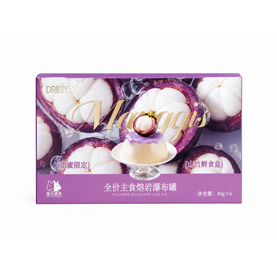 Niya🐱🐶Summer Limited Edition Mangosteen Lava Pudding Waterfall Meal Wet Food 40g*6