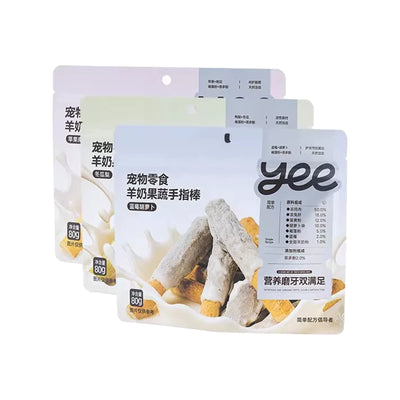Yee🐱🐶Freeze Dried Chicken Goat Milk Fruit & Veggie Pocky Stick 80g