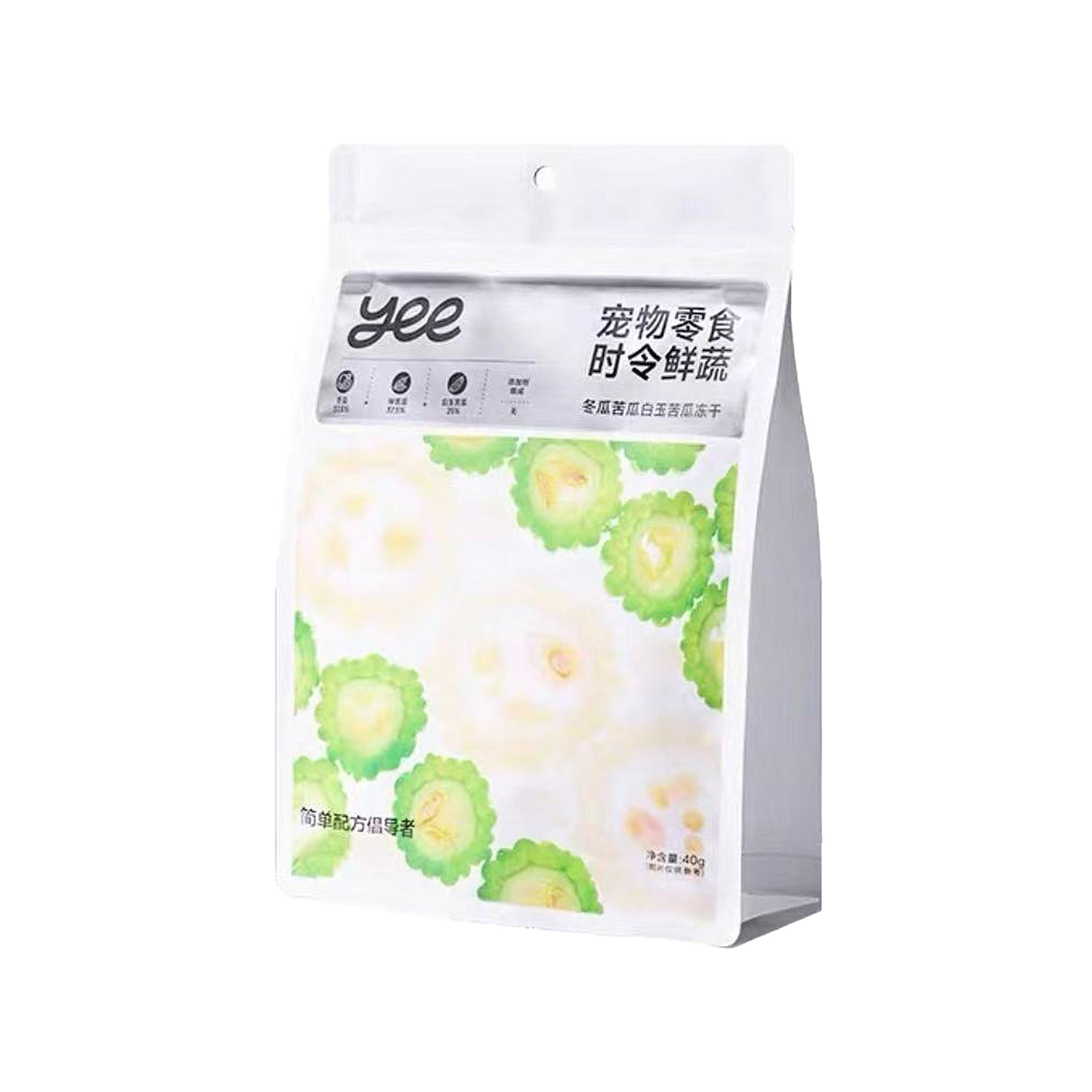 Yee🐶Freeze Dried Trio Veggies - Winter Melon, Bitter Melon & White Gourd 40g