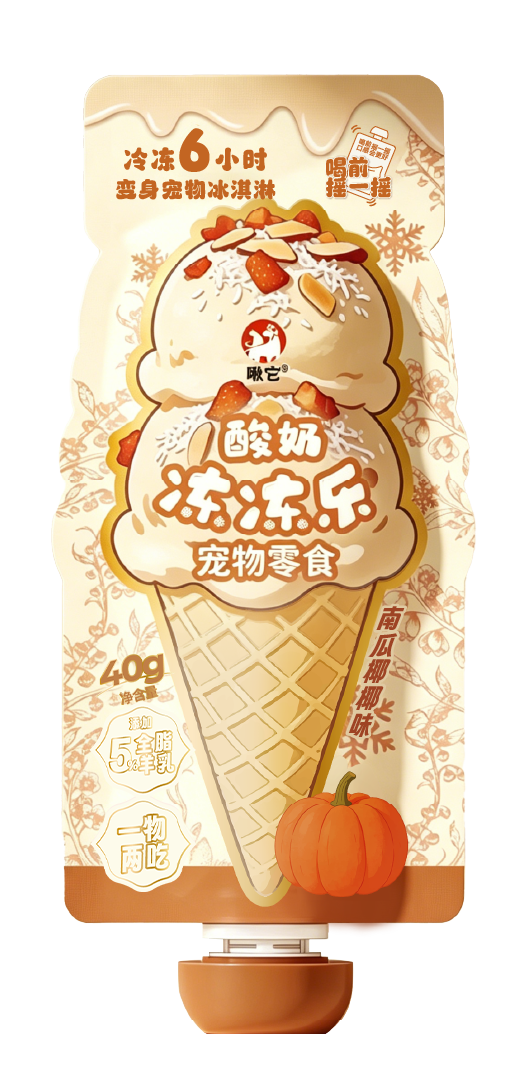 JoyTail🐱🐶Freeze Joy Yogurt Broth - Enjoy As Broth Or Freeze Into Ice Cream