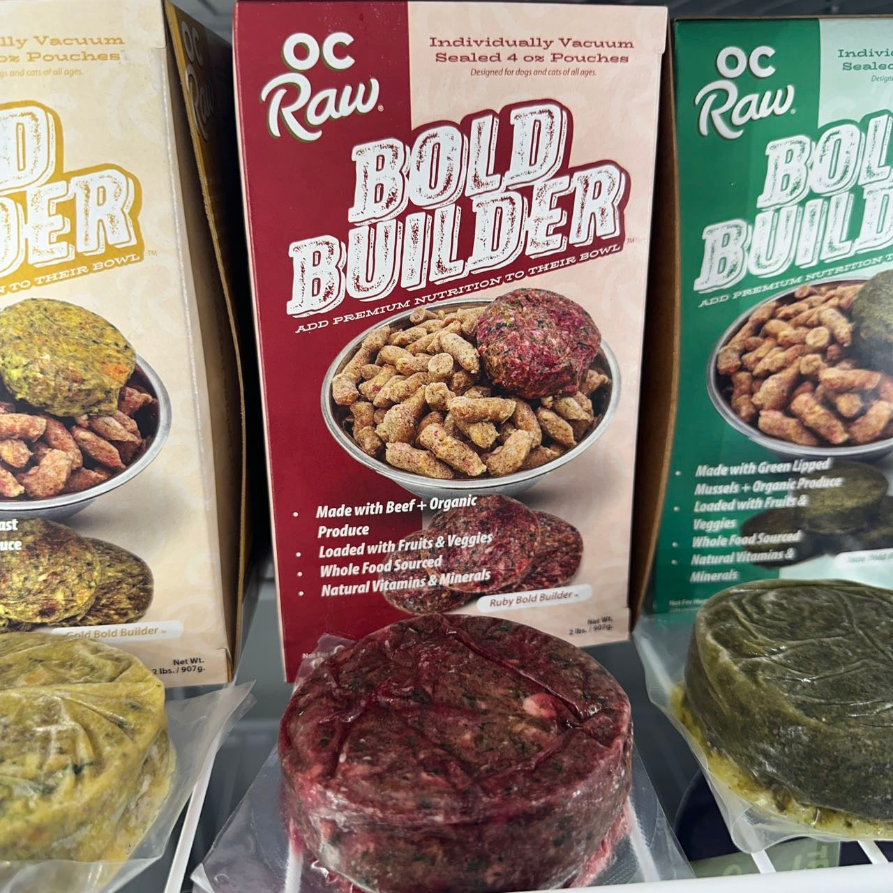 OC RAW🐱🐶Frozen Bold Builders - Ruby Beef 2lb
