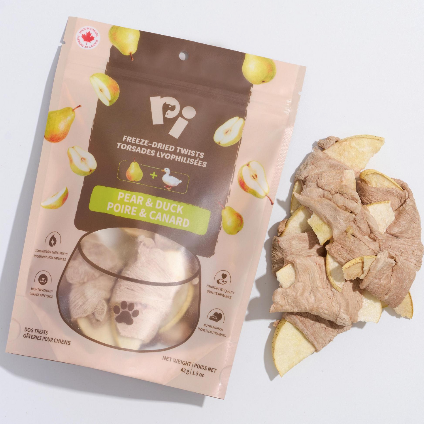 PI PET🐶Freeze Dried Meat & Veggies Twist 42g