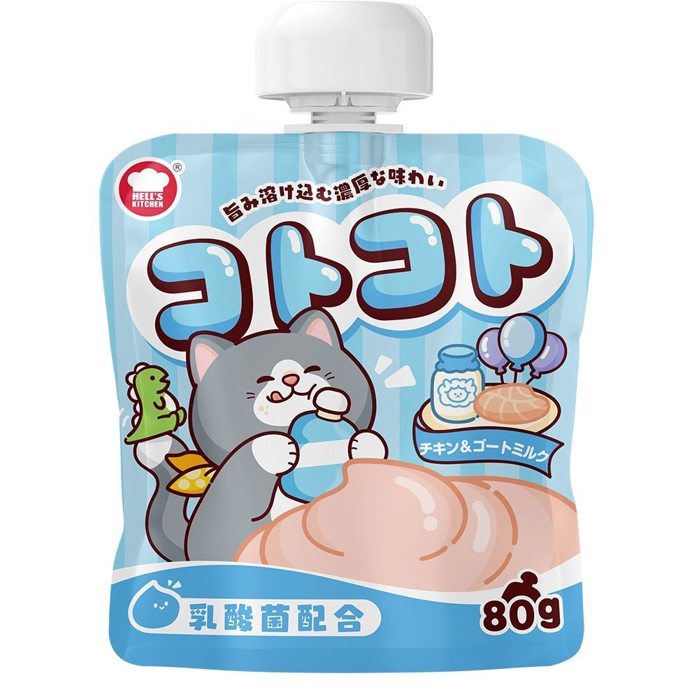 Hell‘s Kitchen🐱Squeezable Probiotic Gulu Puree 80g