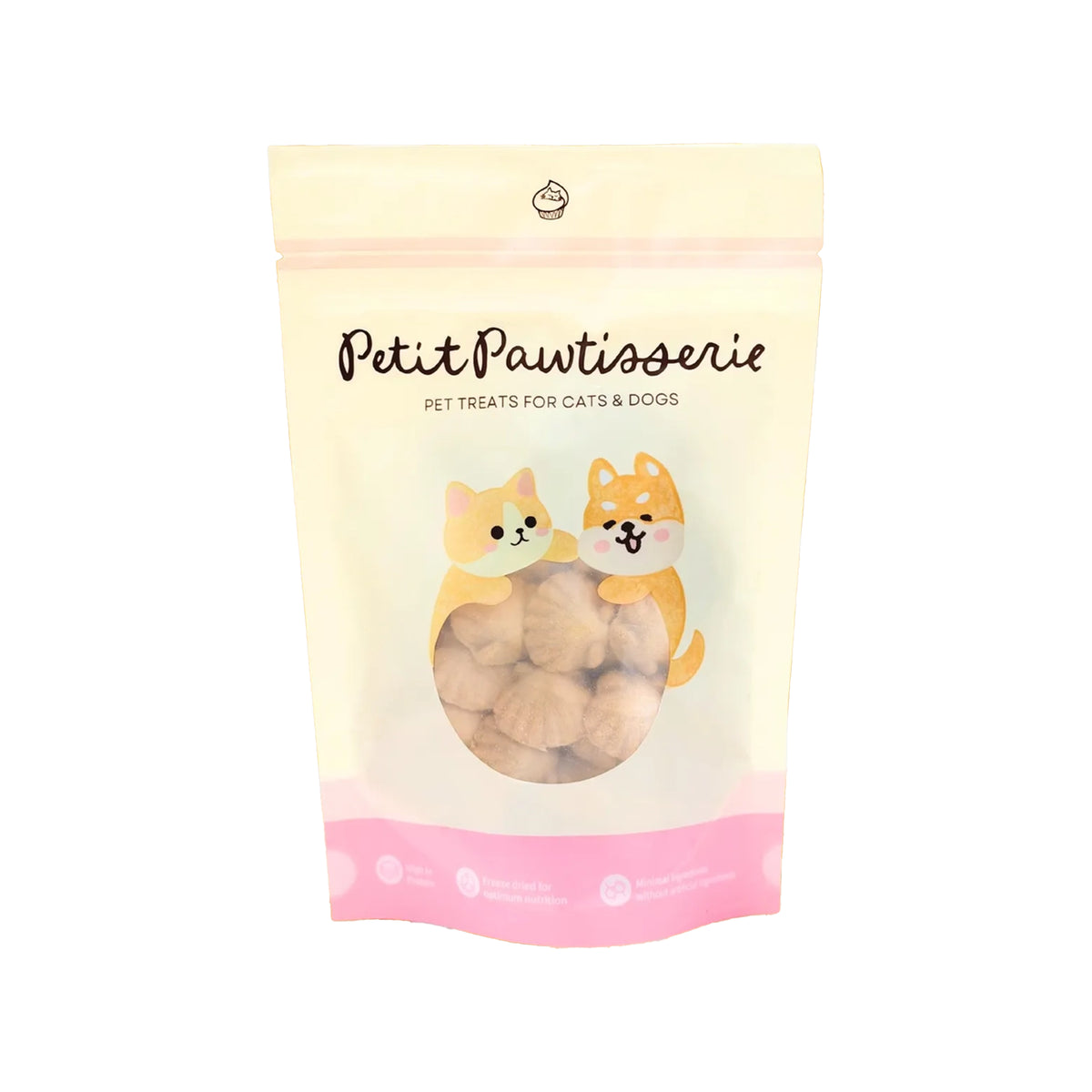 Petit🐱🐶Freeze Dried Seashell Treats 50g