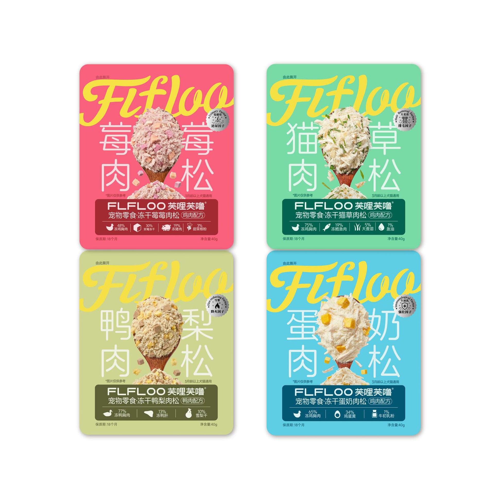 FLFLOO🐱🐶Freeze Dried Meat Floss 40g