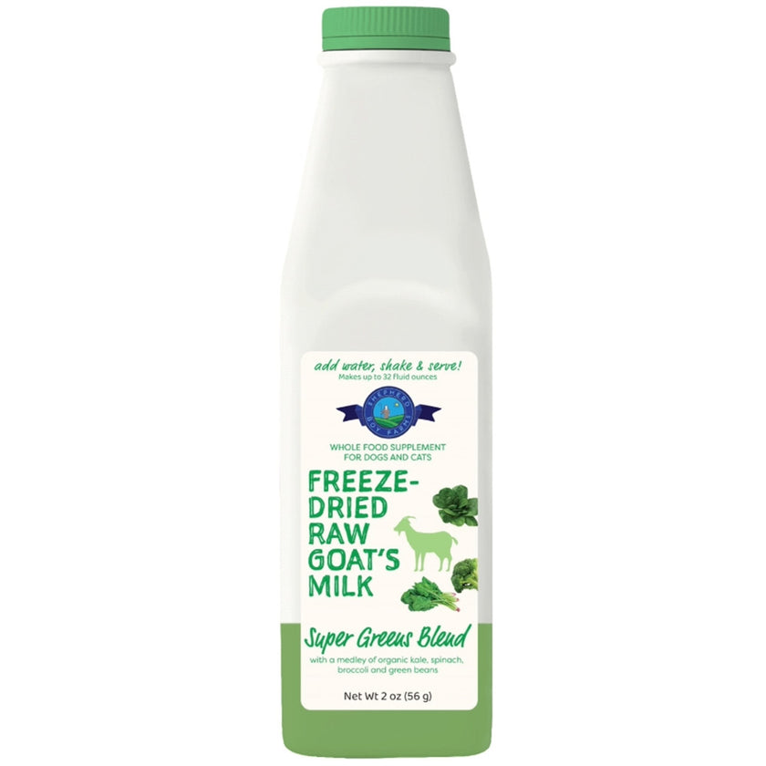 Shepherd Boy Farms🐱🐶Freeze-Dried Raw Goat's Milk - Super Greens Blend