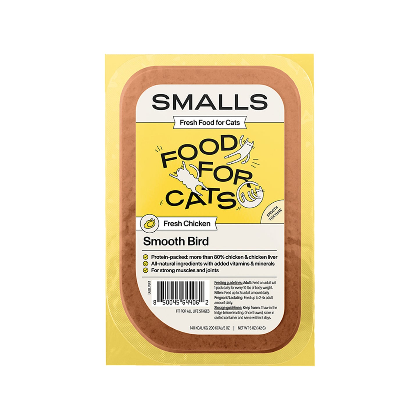 Smalls🐱Frozen Gently Cooked Smooth Pate - Chicken Recipe 5.5oz