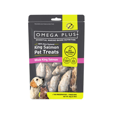 Omega Plus🐱🐶Freeze Dried Whole King Salmon
