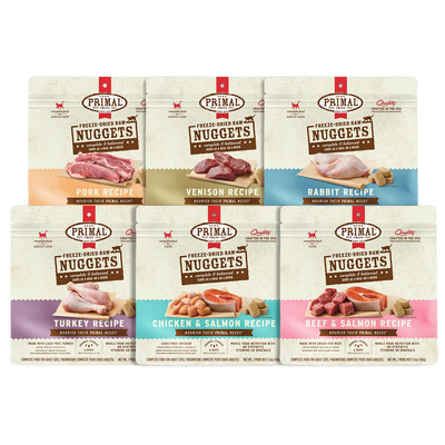 Primal🐱Freeze Dried Raw Nuggets Food 14oz