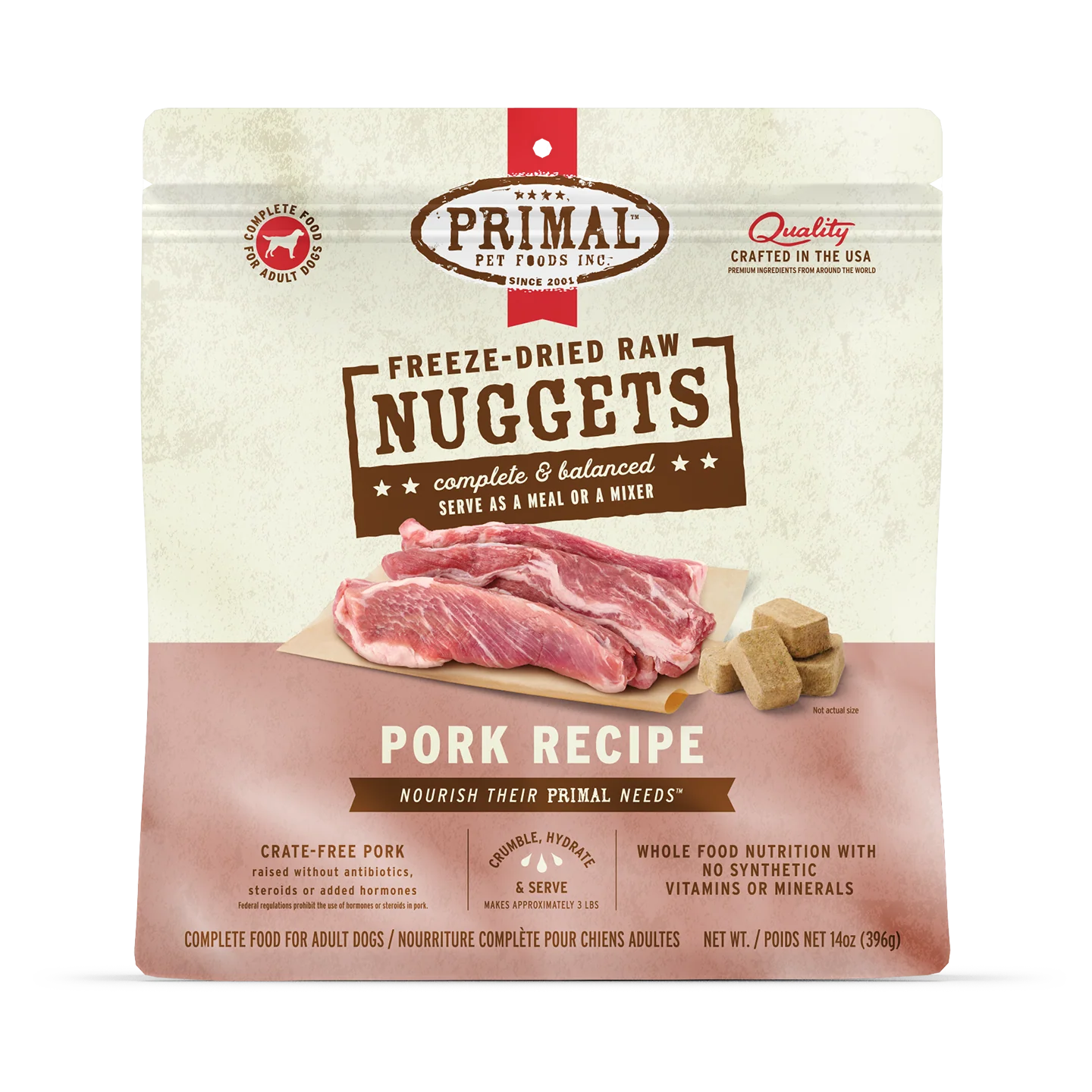 Primal🐶Freeze Dried Raw Nuggets 14oz
