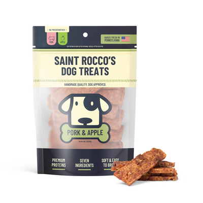 Saint Rocco's🐶Oven-Baked & Air-Dried Meat Treats 8oz