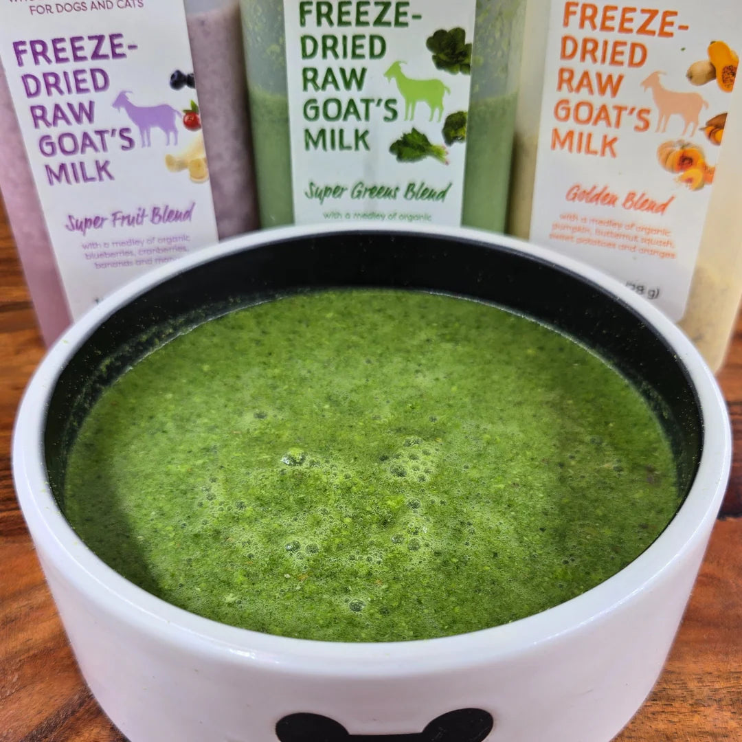 Shepherd Boy Farms🐱🐶Freeze-Dried Raw Goat's Milk - Super Greens Blend