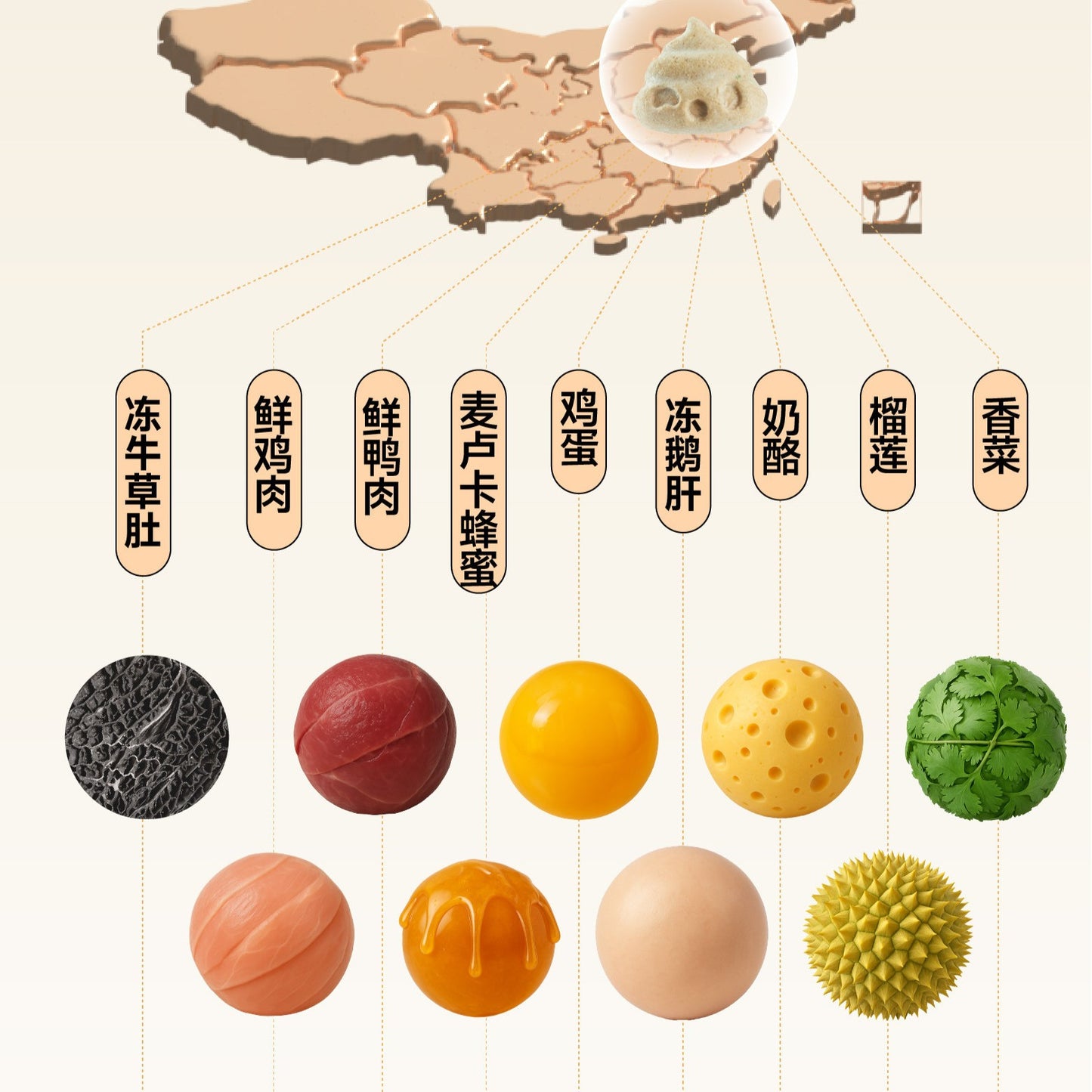 MOJO🐱Freeze Dried Complete Food Prebiotics Tripe & Cheese 240g