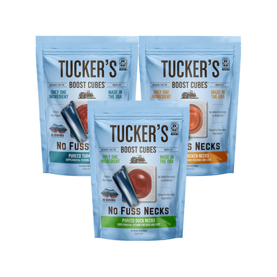 Tucker's🐱🐶Raw Frozen Boost Cube No Fuss Necks 1lb
