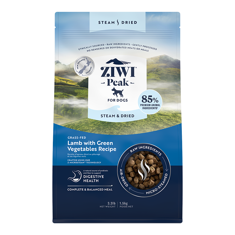 ZIWI🐶Steam & Dried Lamb with Green Vegetables Recipe