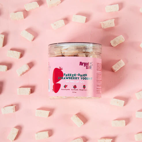 AryaSit🐱🐶Freeze Dried Strawberry Yogurt 4oz