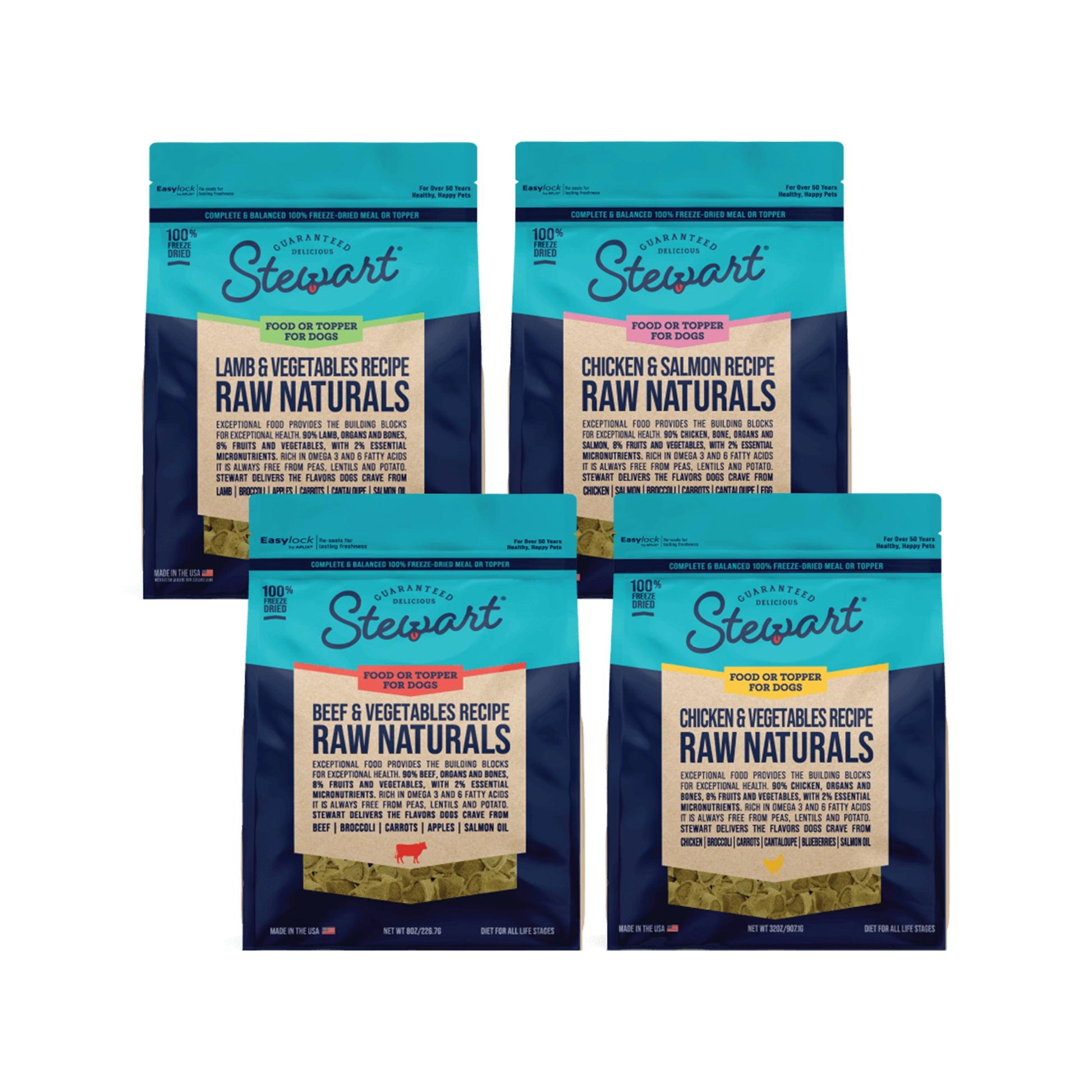 Stewart🐶Raw Naturals Limited Lil Heart Freeze-Dried Dog Food 8oz
