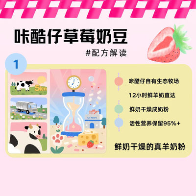 Cauz🐱🐶Freeze Dried Strawberry Milk Ball 90g