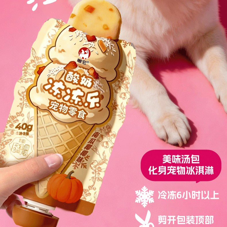 JoyTail🐱🐶Freeze Joy Yogurt Broth - Enjoy As Broth Or Freeze Into Ice Cream