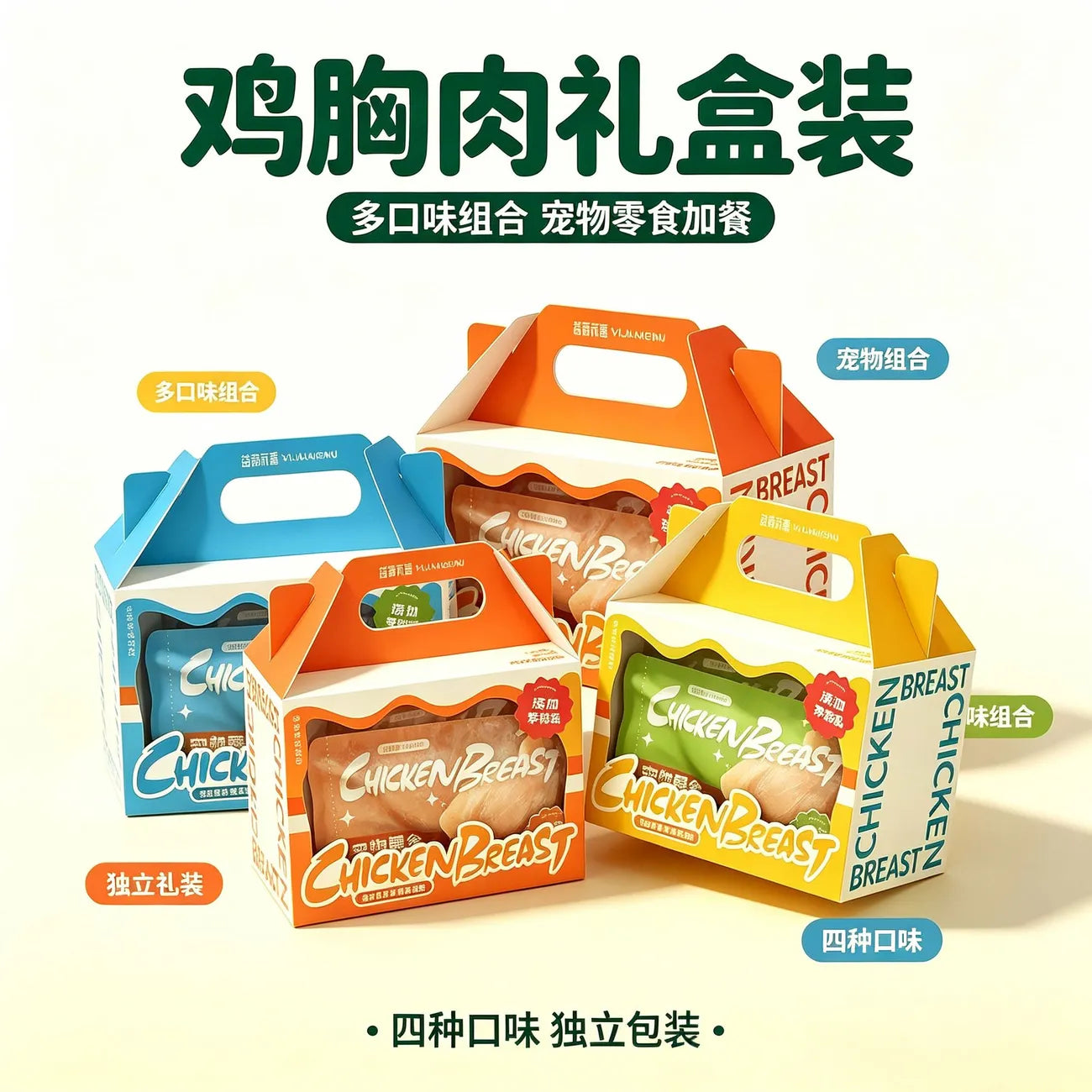 YJHM🐱🐶Steam & Juciy Chicken Breast 40g