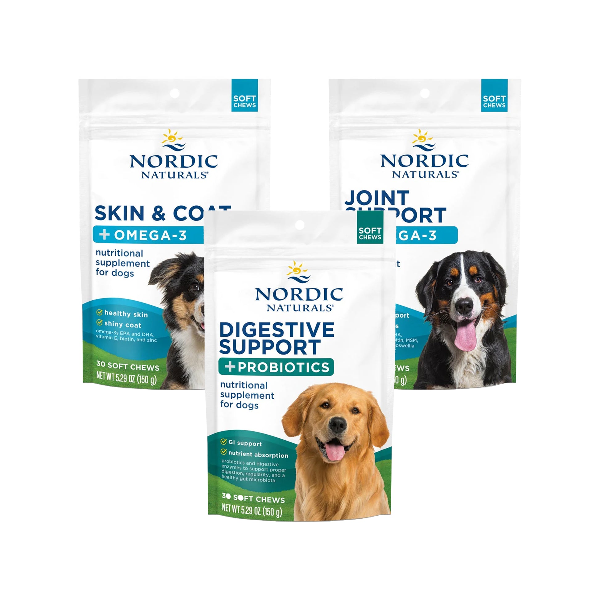 Nordic Pet🐶Omega-3 Funcational Soft Chews Supplement 150g