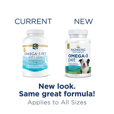 Nordic Pet🐱🐶Premium Omega-3 Soft Gels Supplement