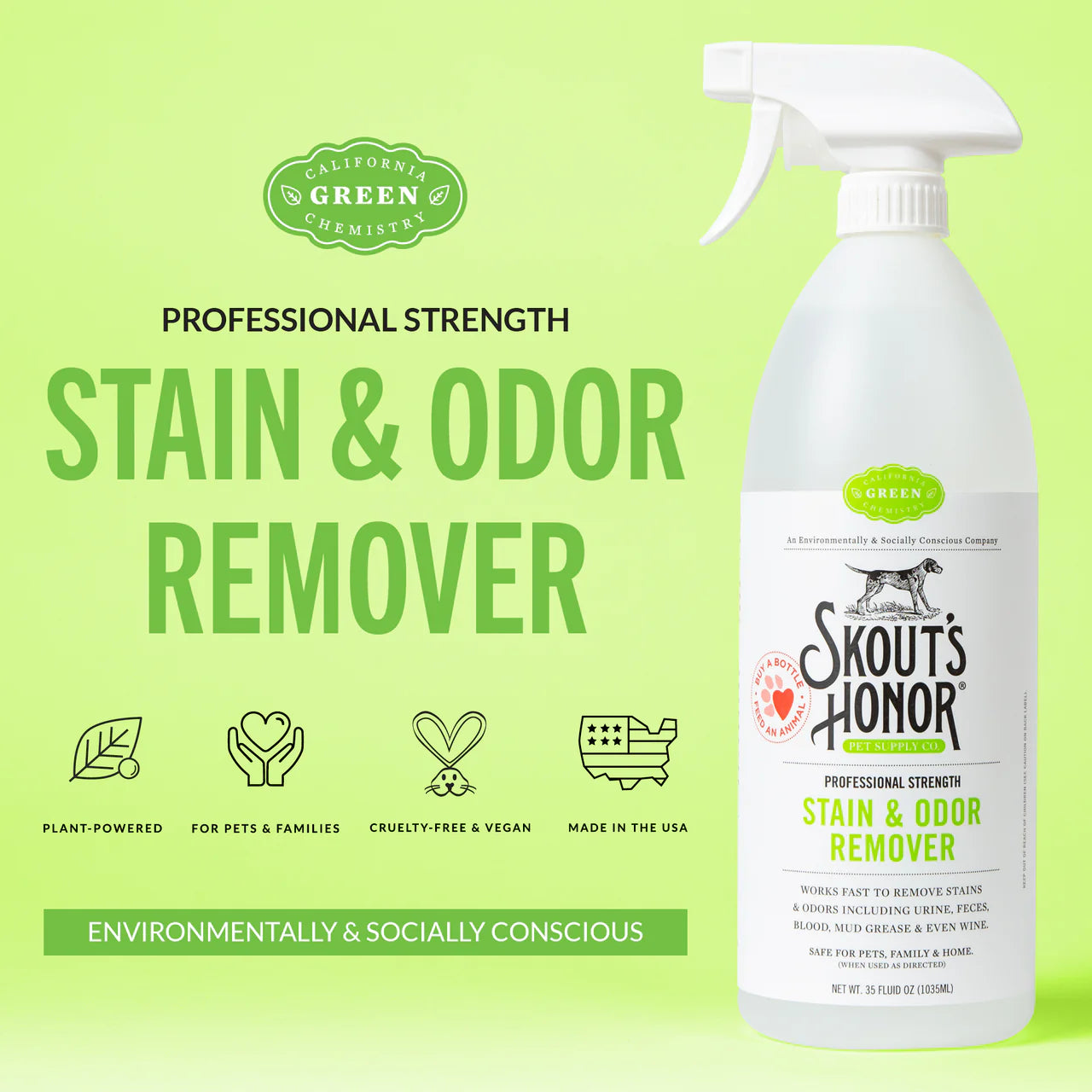 Skout’s Honor🐶Stain & Odor Remover 35oz
