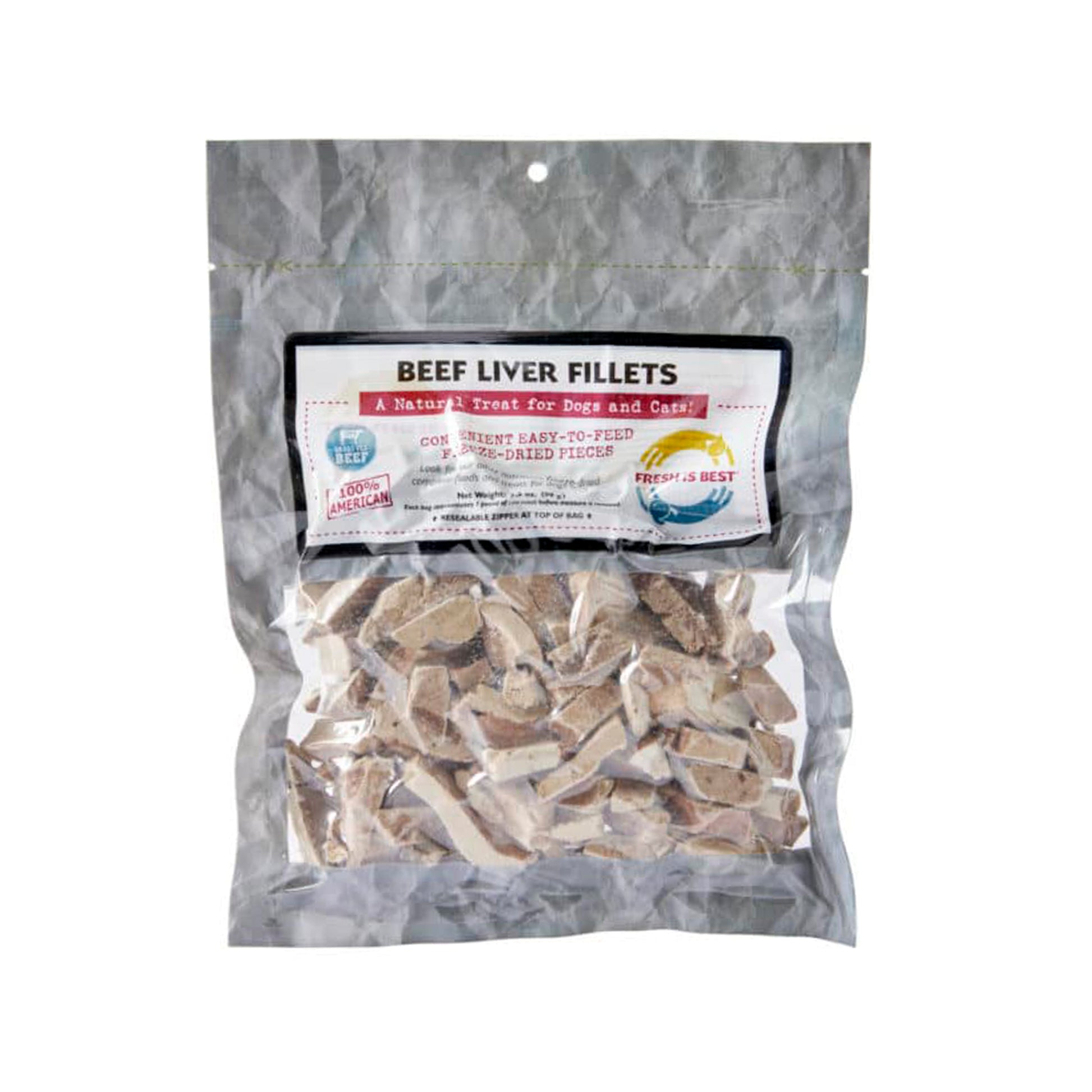 Fresh Is Best🐱🐶Freeze Dried Beef Liver Fillets 3.5oz